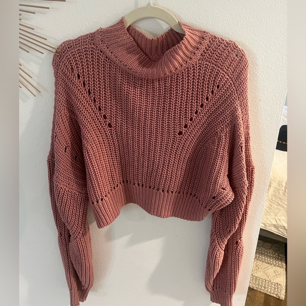 Beautiful Aritzia- Wilfred Knit Cropped Sweater